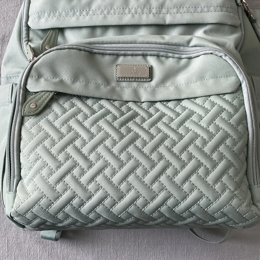 Mint Green Baby Organizer Backpack